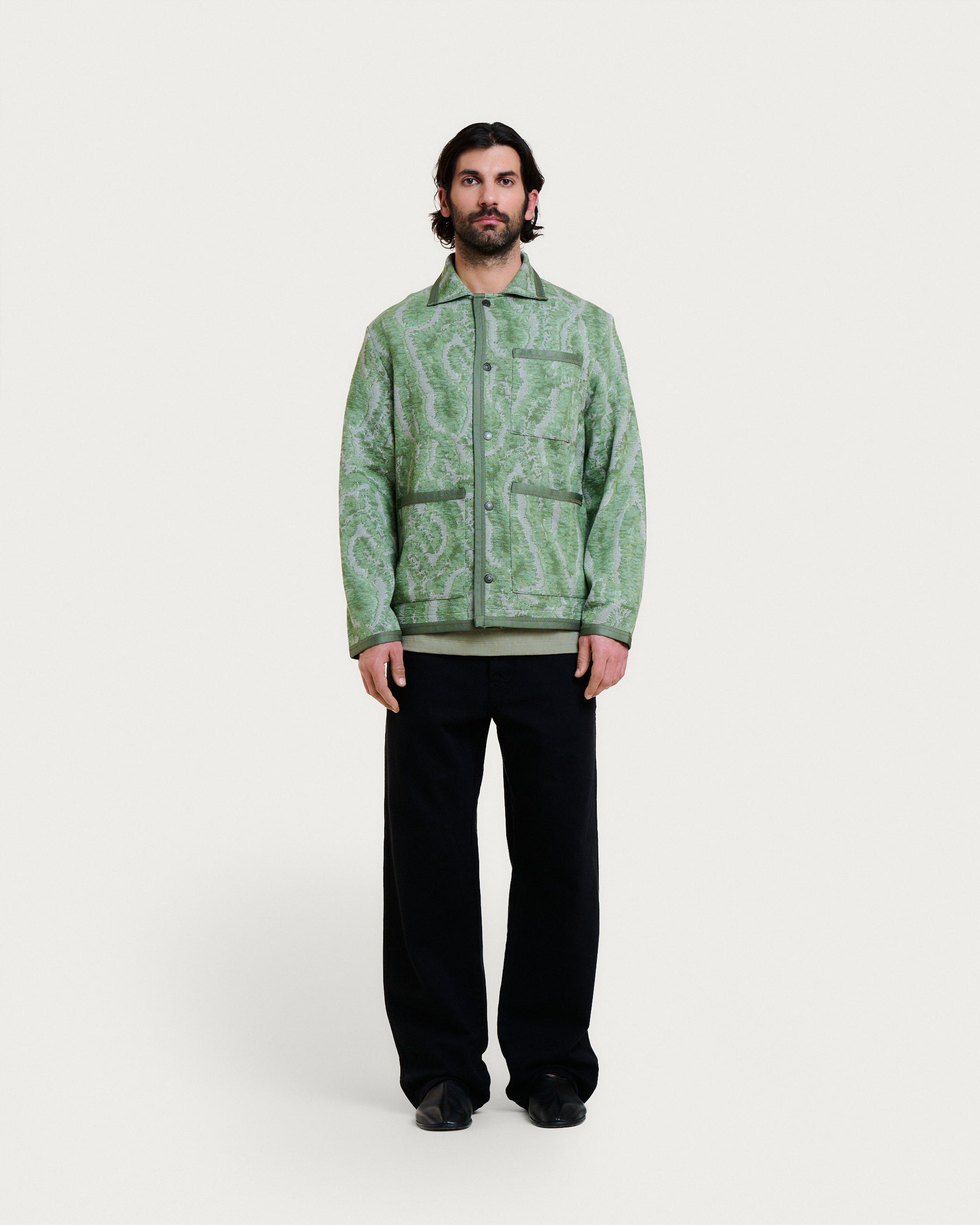 MAS CORAL GREEN MULTI JACKET