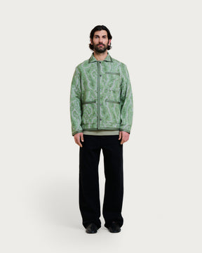 MAS CORAL GREEN MULTI JACKET