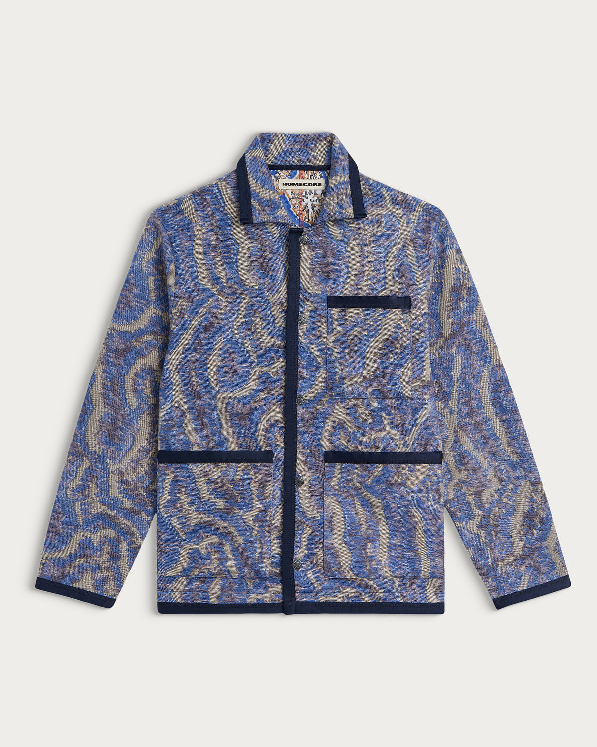 MAS CORAL BLUE MULTI JACKET