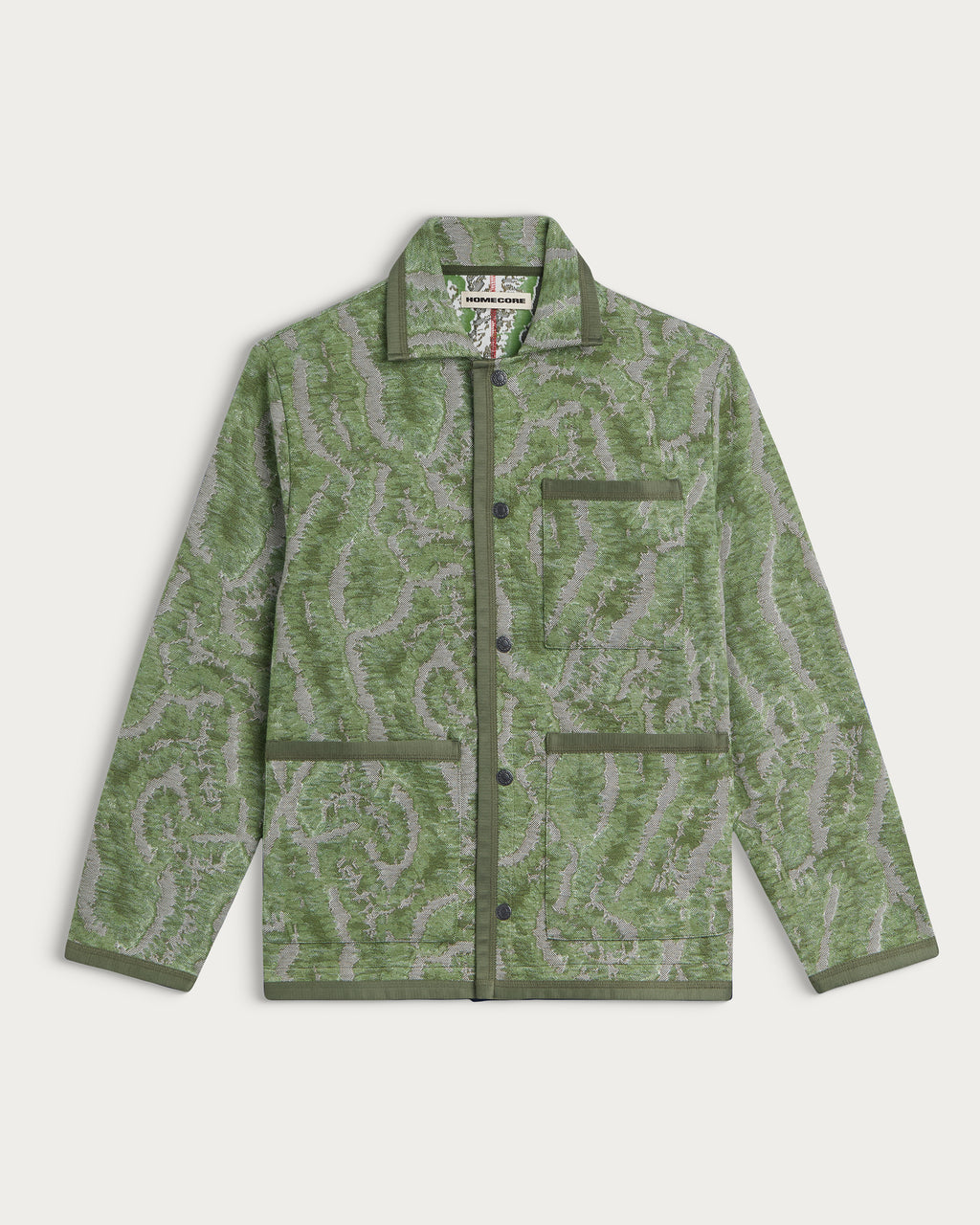 MAS CORAL GREEN MULTI JACKET