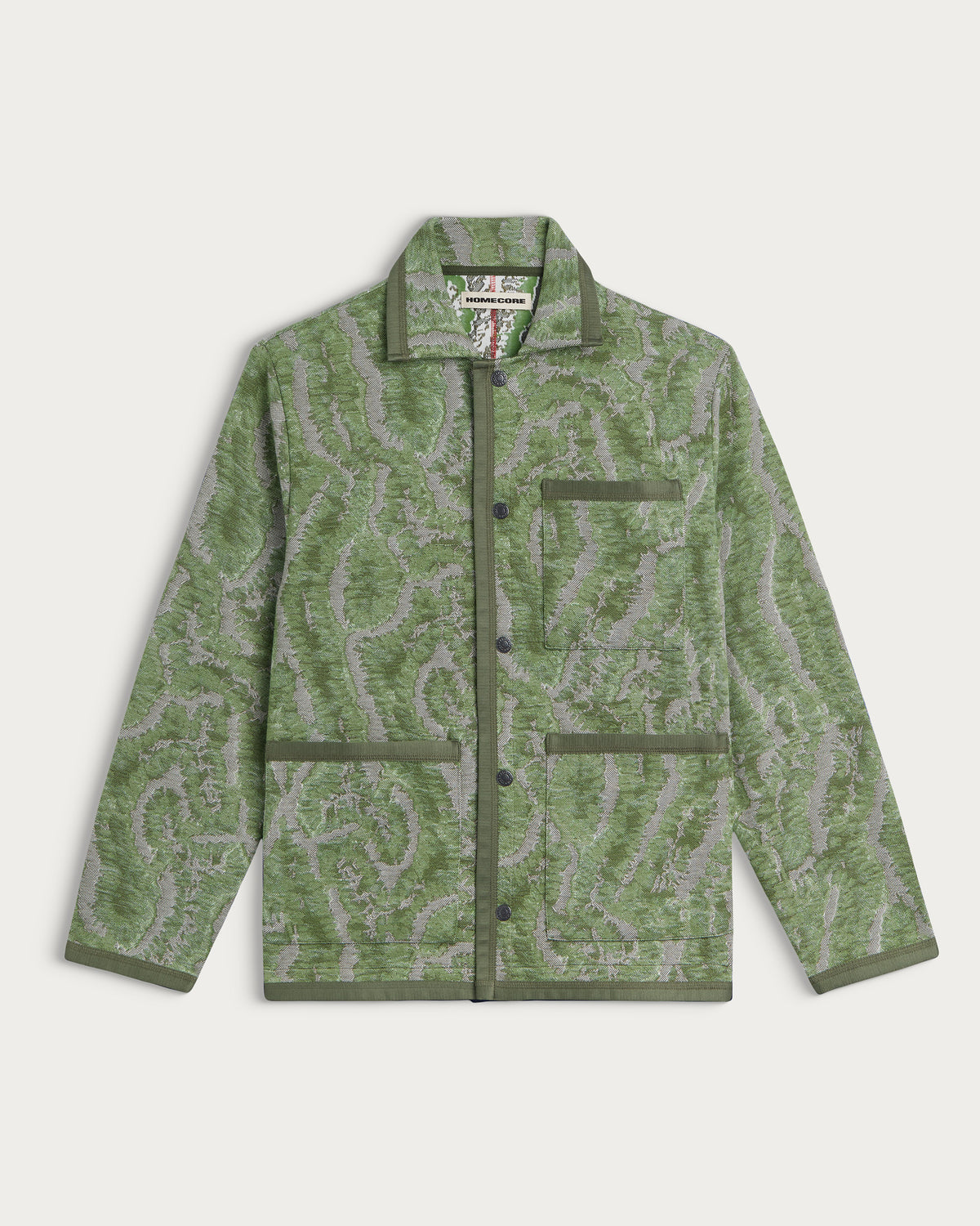 VESTE MAS CORAL GREEN MULTI