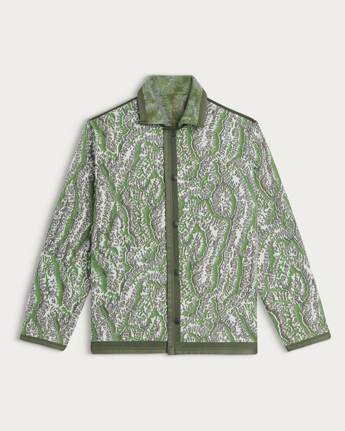 MAS CORAL GREEN MULTI JACKET