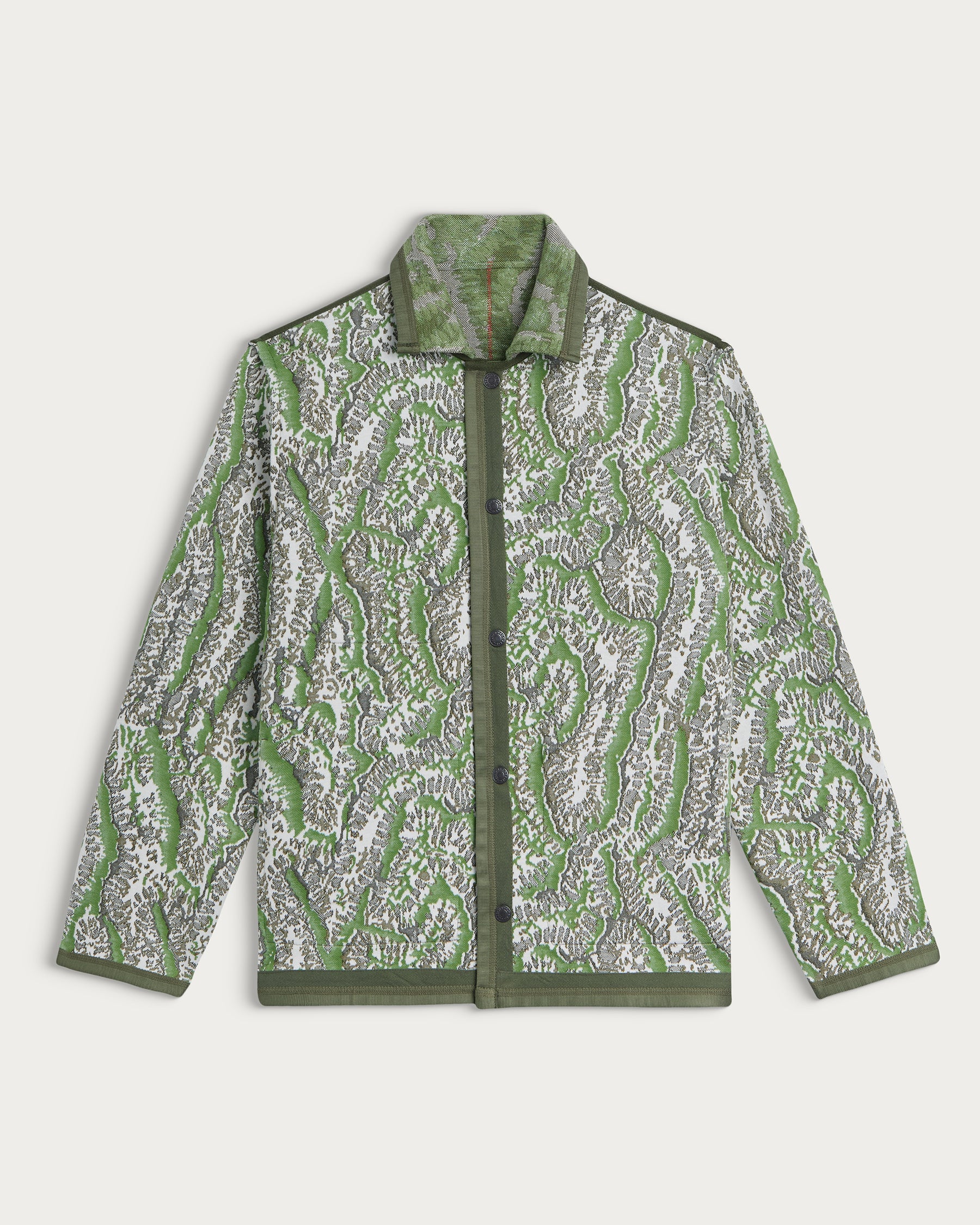 MAS CORAL GREEN MULTI JACKET