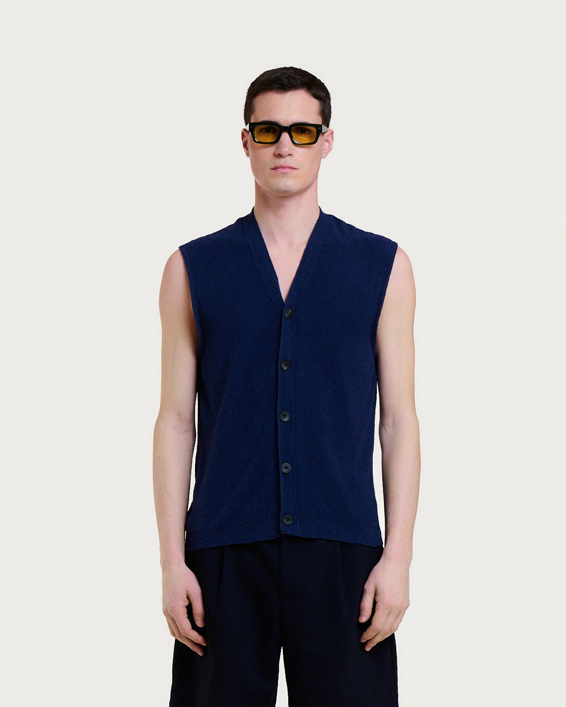 GILET MASTRO SPUMA NAVY