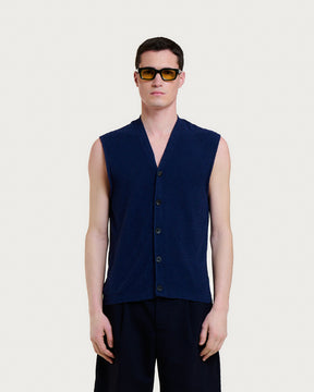 GILET MASTRO SPUMA NAVY