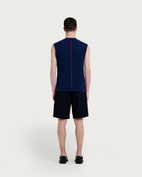 GILET MASTRO SPUMA NAVY