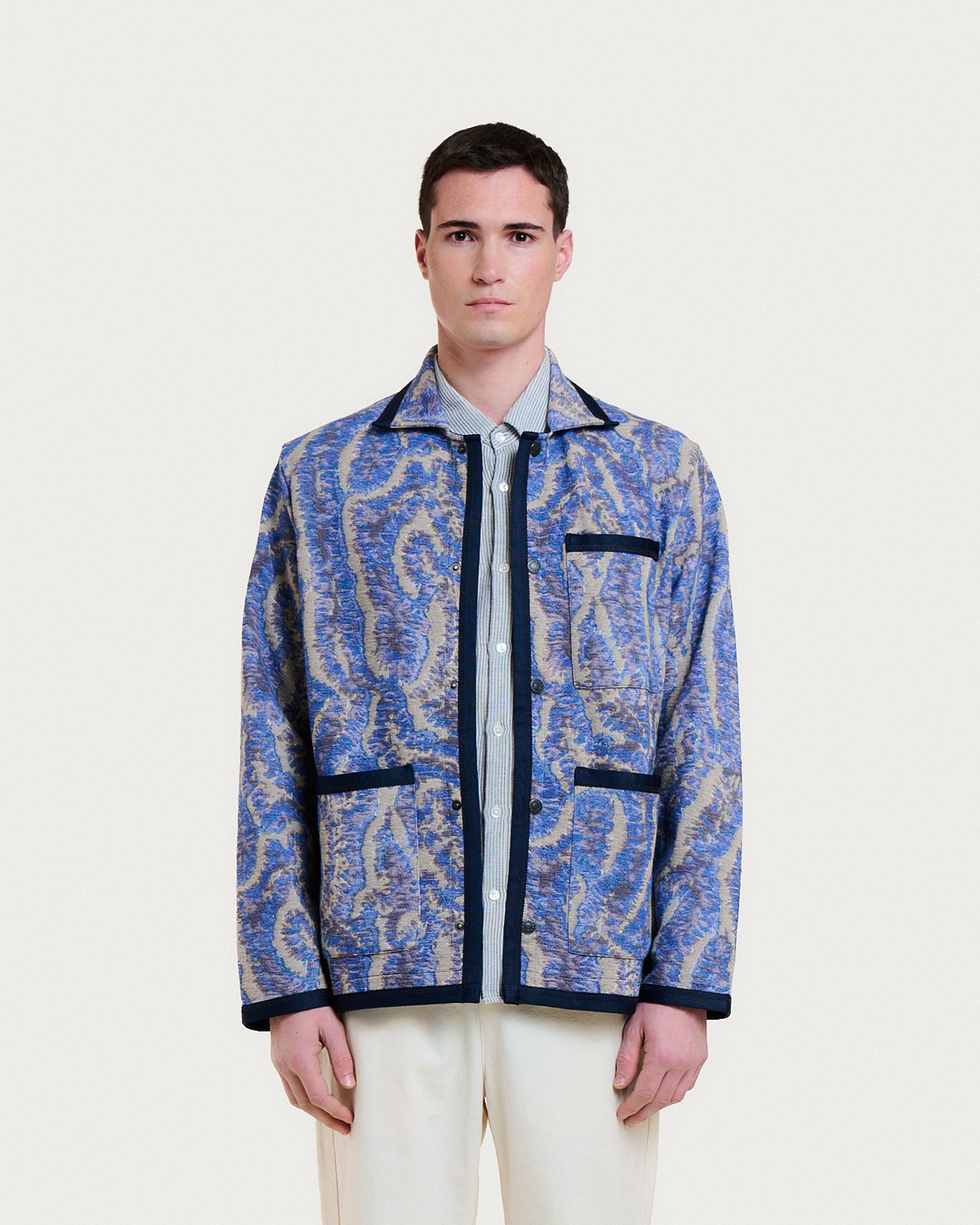 MAS CORAL BLUE MULTI JACKET