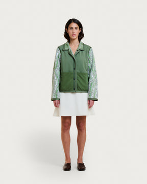 MAS CORAL GREEN MULTI JACKET