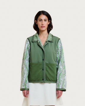 MAS CORAL GREEN MULTI JACKET