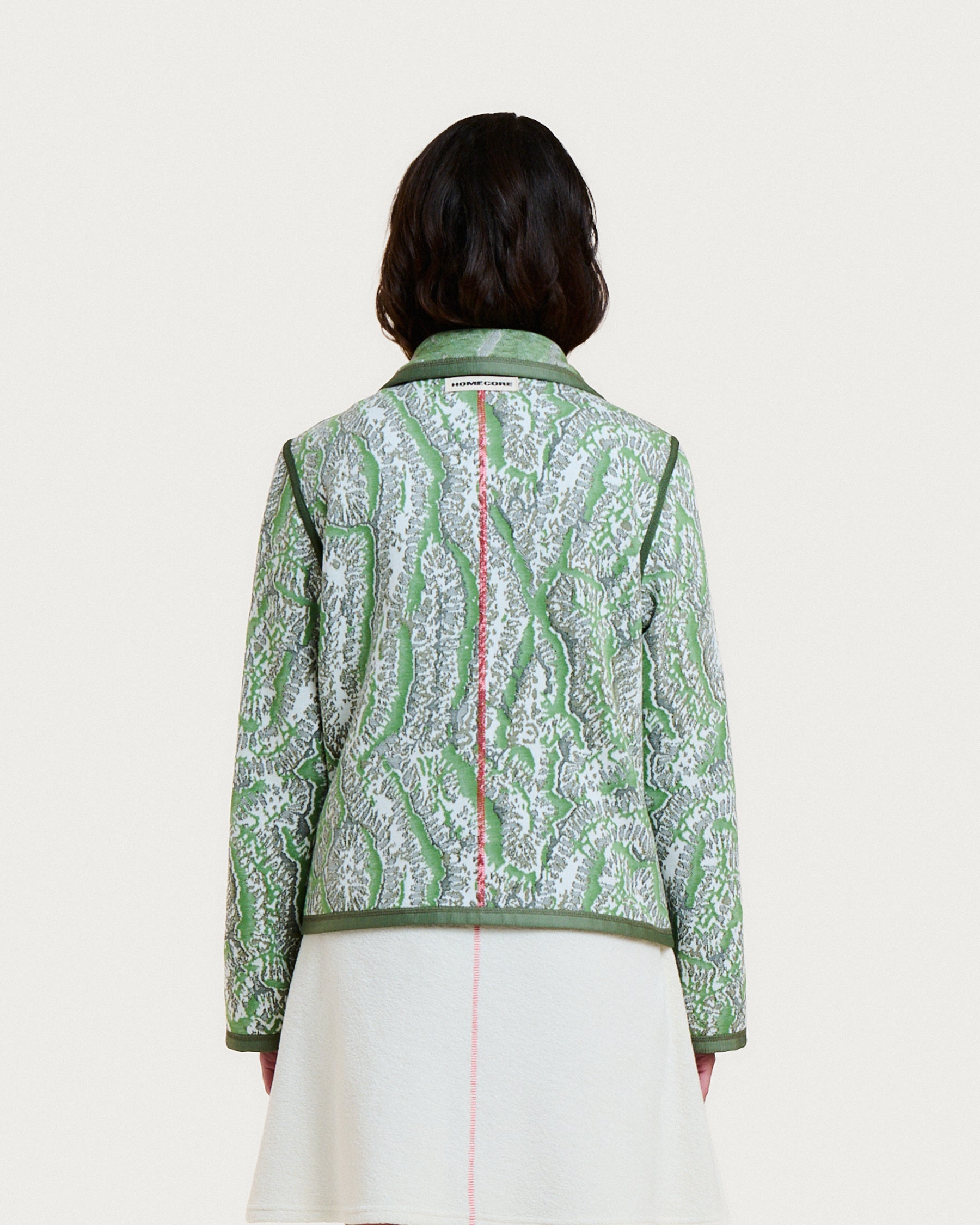 MAS CORAL GREEN MULTI JACKET