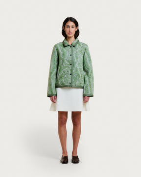 MAS CORAL GREEN MULTI JACKET