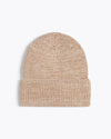 MERINO HAT BEIGE MELANGE