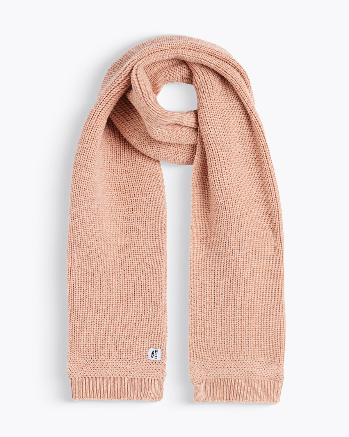 PEACH MERINO SCARF