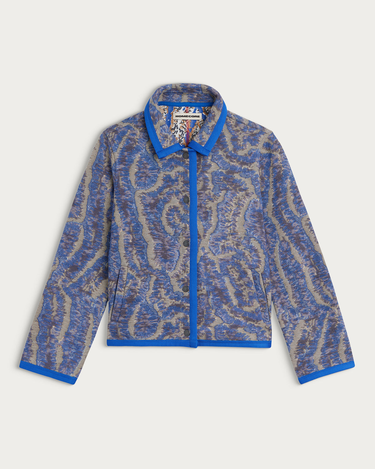 MIA CORAL BLUE MULTI JACKET
