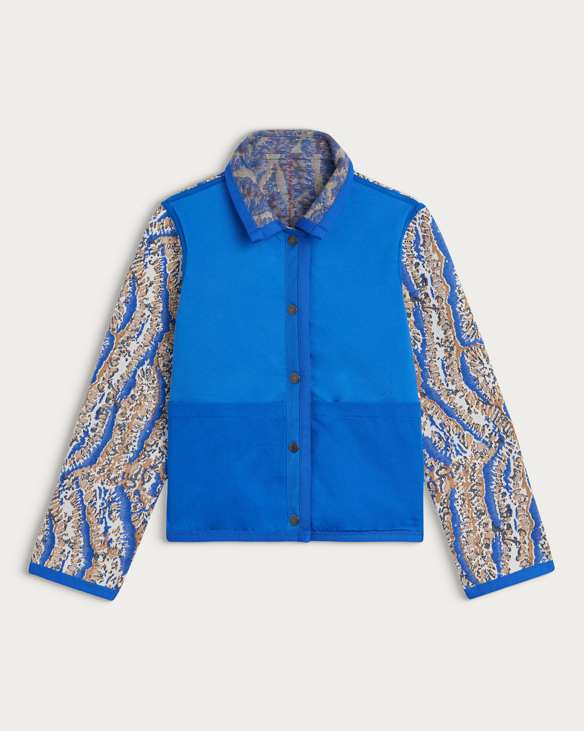 MIA CORAL BLUE MULTI JACKET