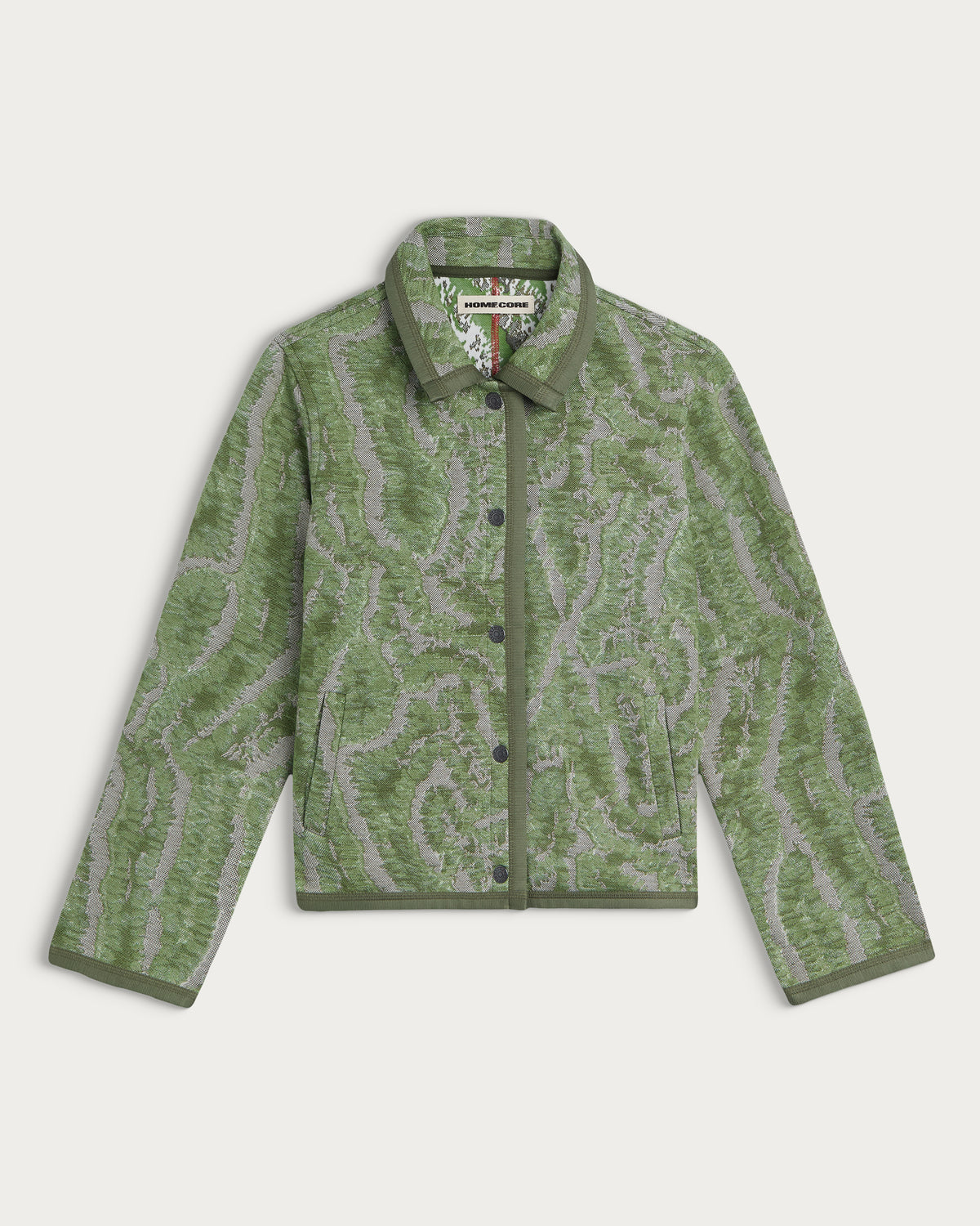 MIA CORAL GREEN MULTI JACKET