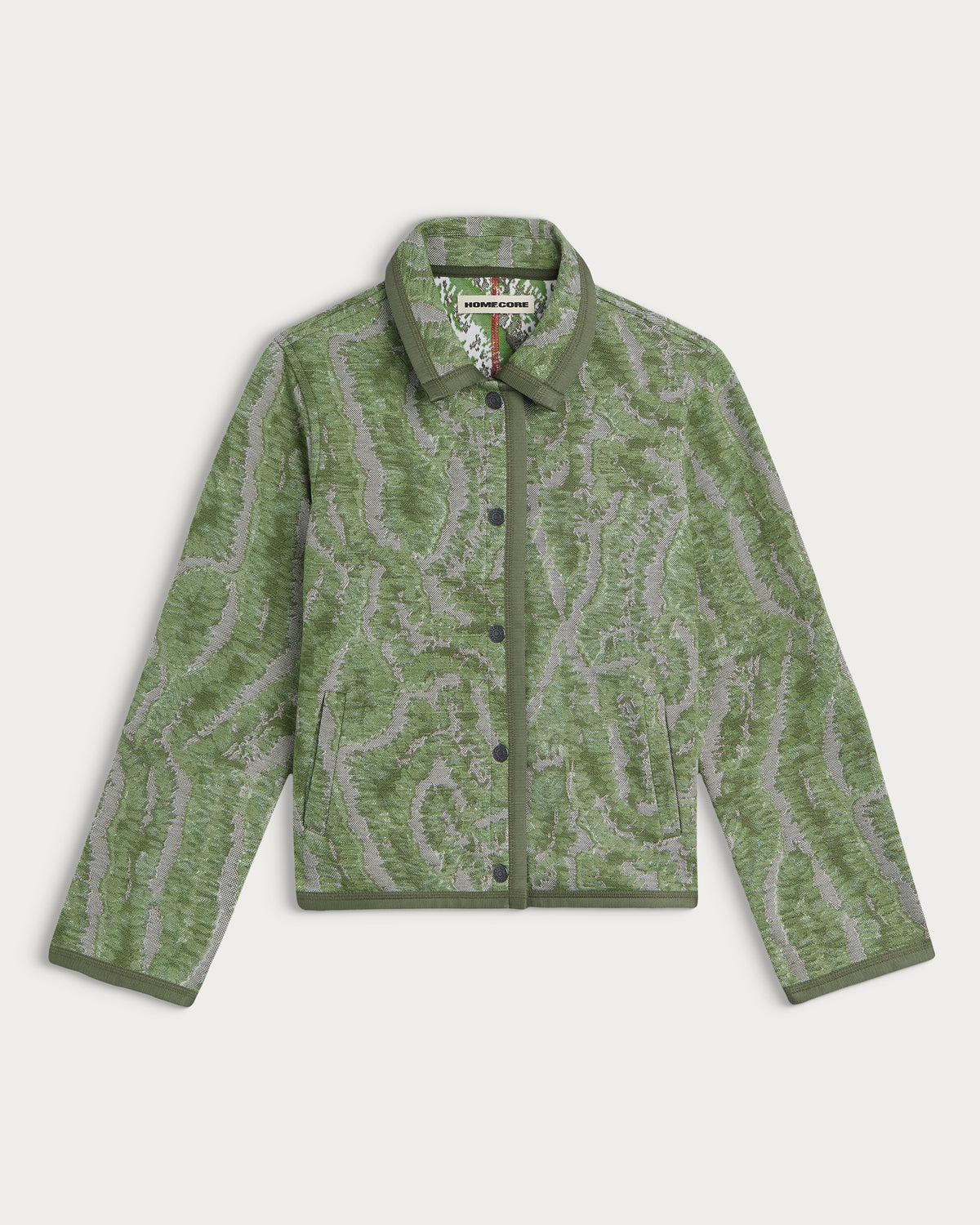 VESTE MIA CORAL GREEN MULTI