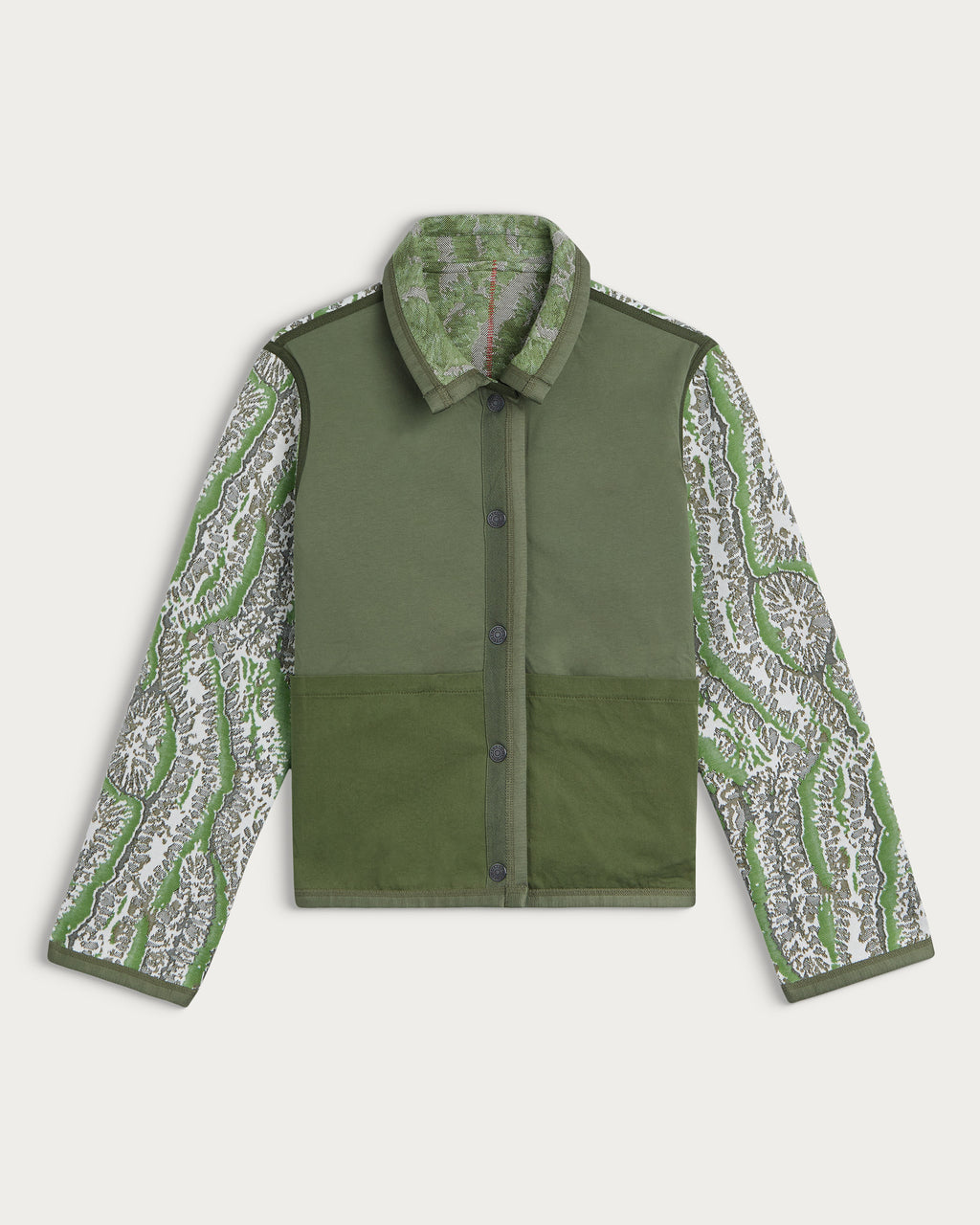 VESTE MIA CORAL GREEN MULTI