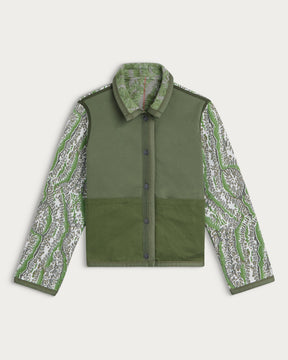 VESTE MIA CORAL GREEN MULTI