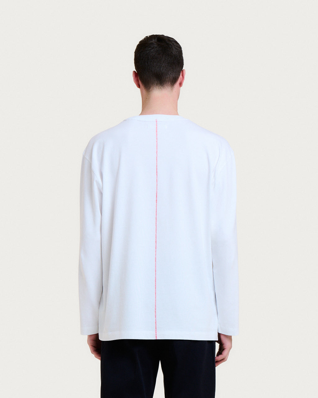 MKO LONG WHITE T-SHIRT