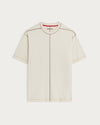 MULTICO BASEBALL CREAM-BROWN T-SHIRT