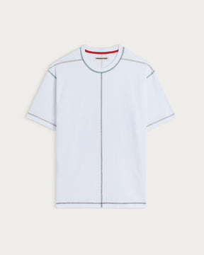 MULTICO BASEBALL WHITE-GREEN T-SHIRT