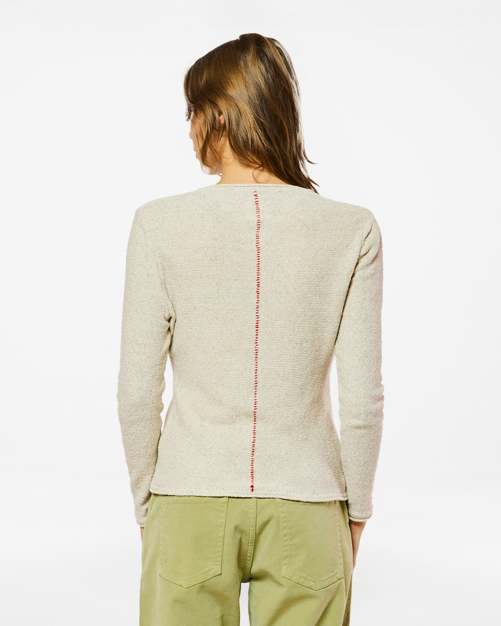 PULL NYX LINEN ECRU