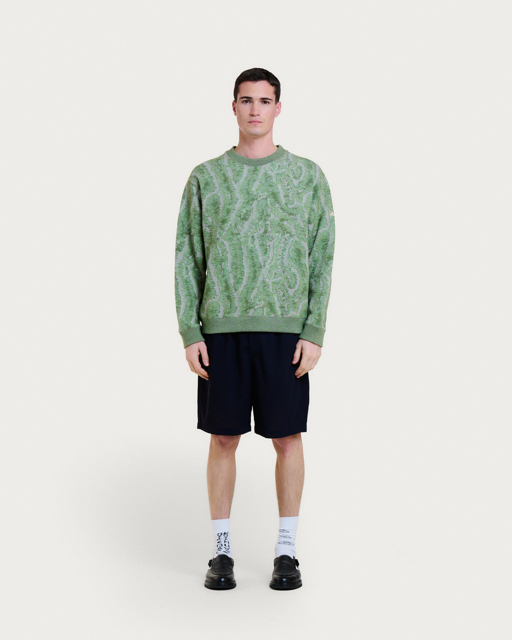 PAC CORAL GREEN MULTI SWEATSHIRT