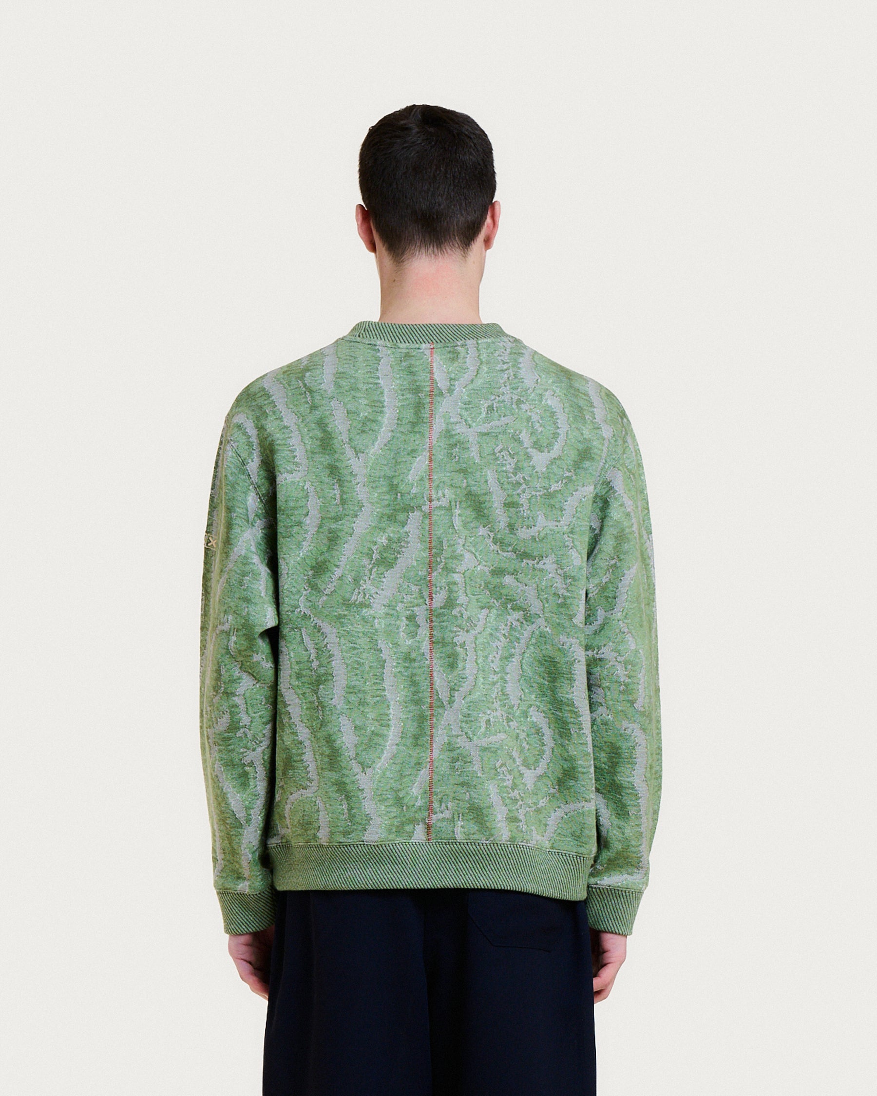 PAC CORAL GREEN MULTI SWEATSHIRT