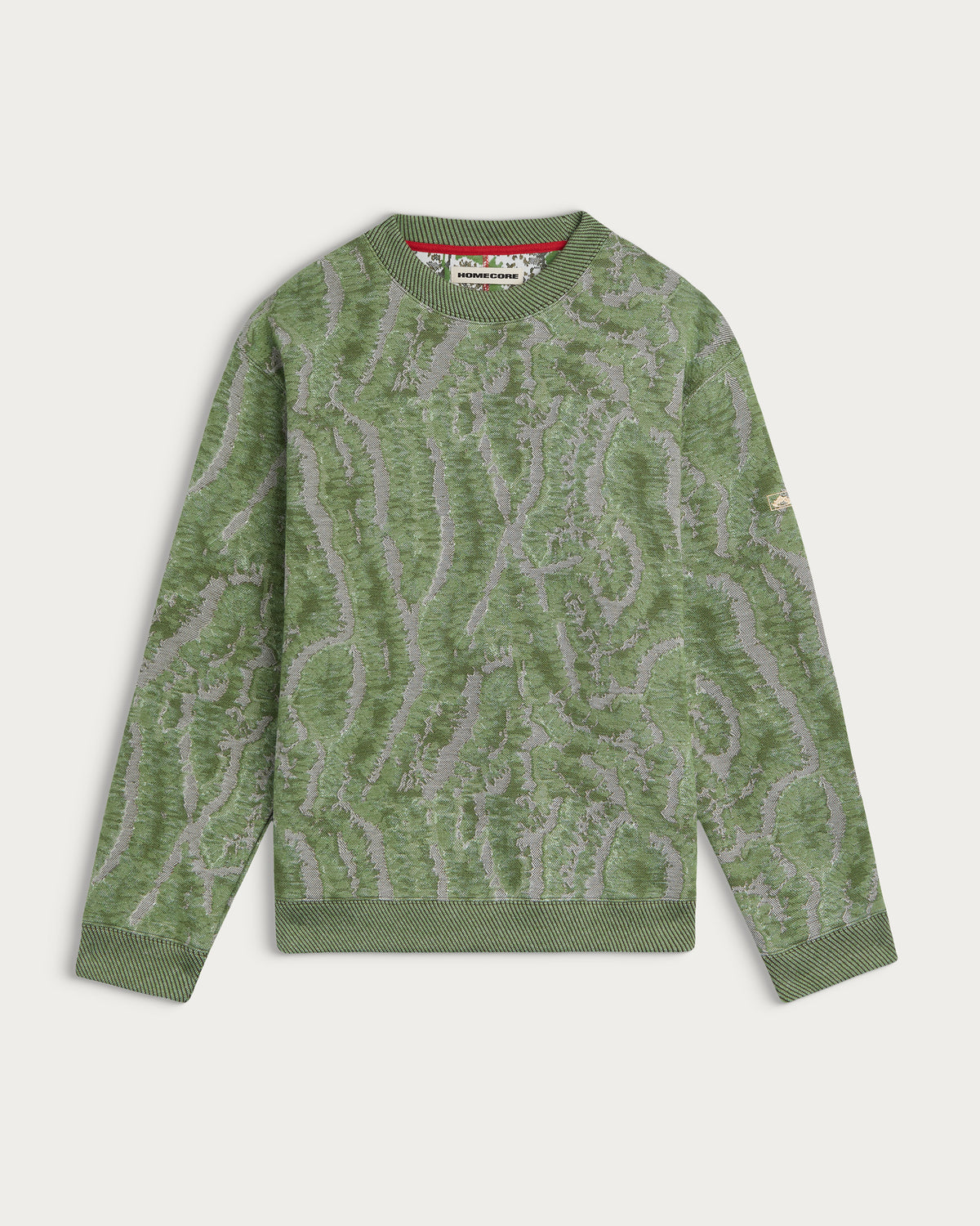 SWEATSHIRT PAC CORAL GREEN MULTI