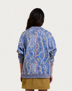 PAC CORAL BLUE MULTI SWEATSHIRT 