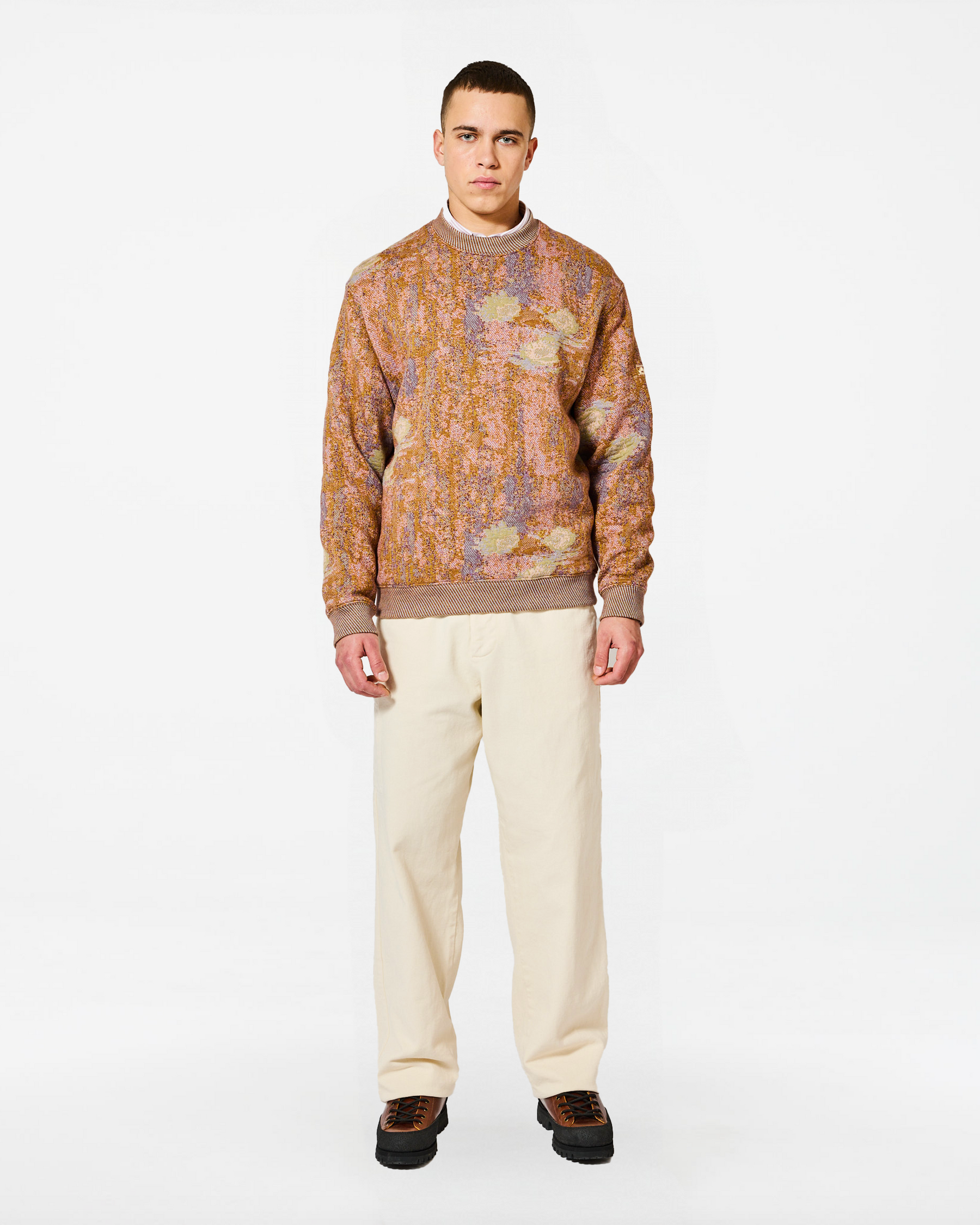 SWEATSHIRT PAC NYMPHEAS MULTI-KHAKI