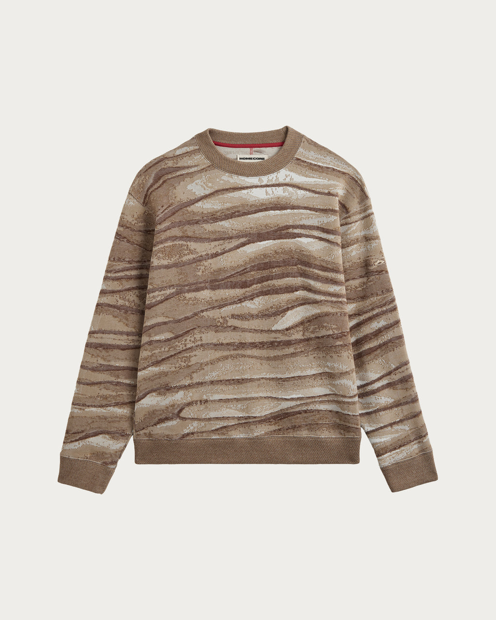SWEATSHIRT PAC TIME LAYERS MULTI-BROWN
