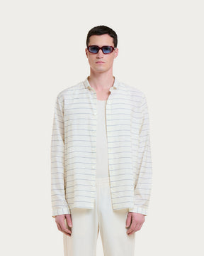 PALA NALYA ECRU STRIPES SHIRT