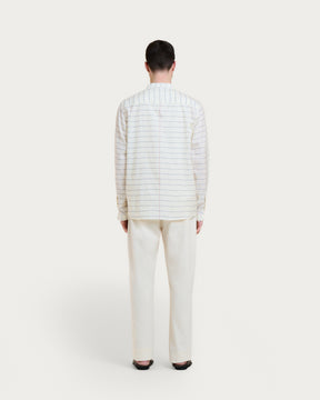 PALA NALYA ECRU STRIPES SHIRT
