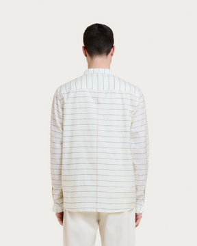 PALA NALYA ECRU STRIPES SHIRT