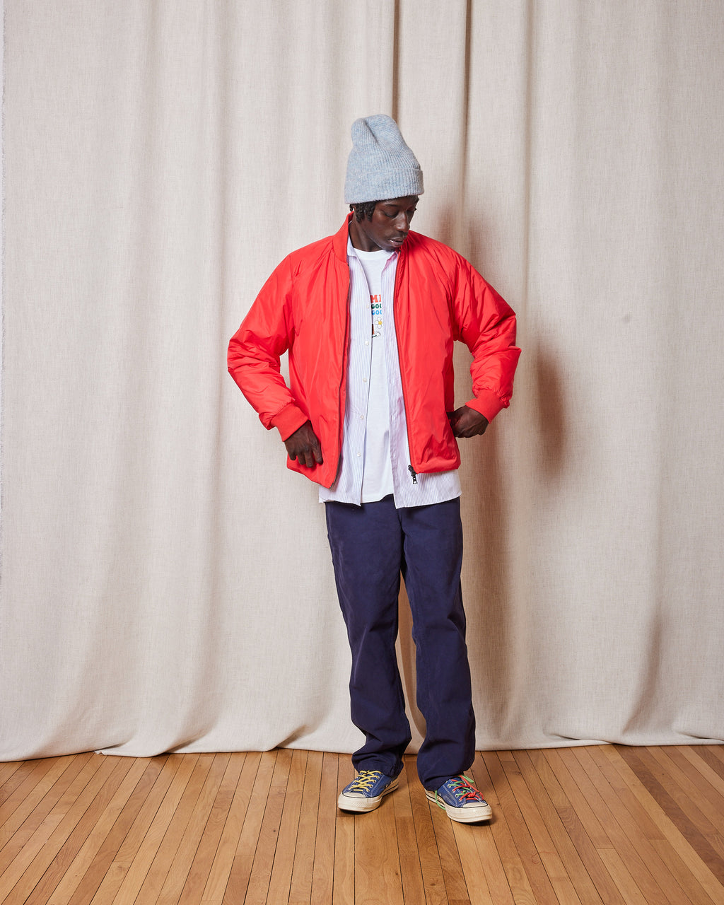 VESTE JR PUFFER BIG RED