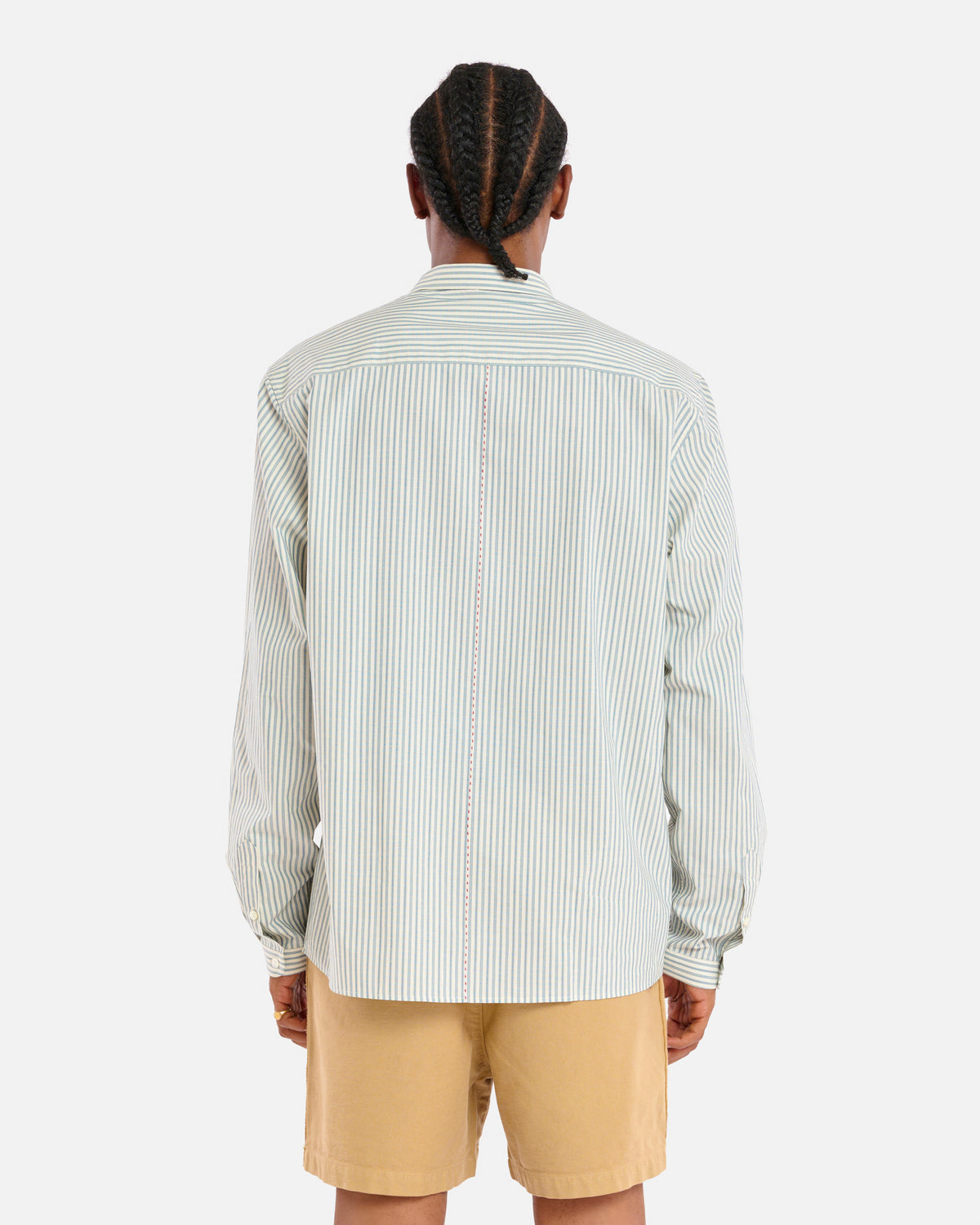 CHEMISE PALA BARRE ECRU-BLUE