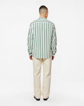  PALA TENCEL GREEN STRIPES SHIRT 