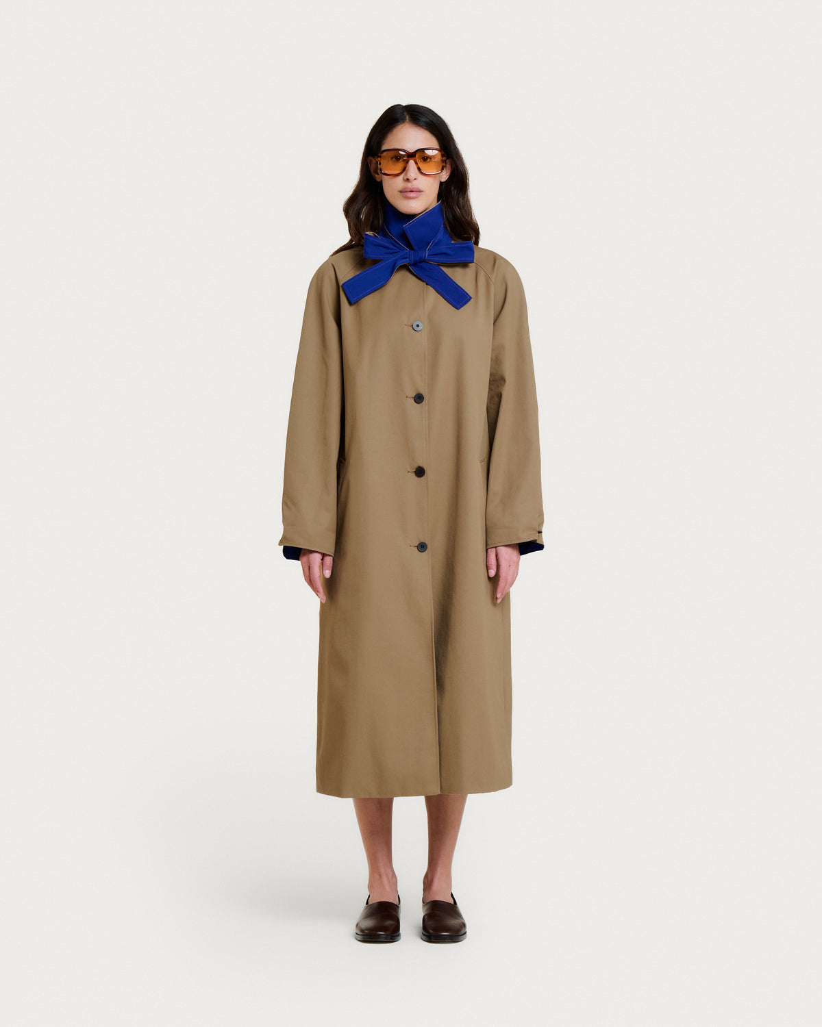 TRENCH PALMER BEIGE-BLUE