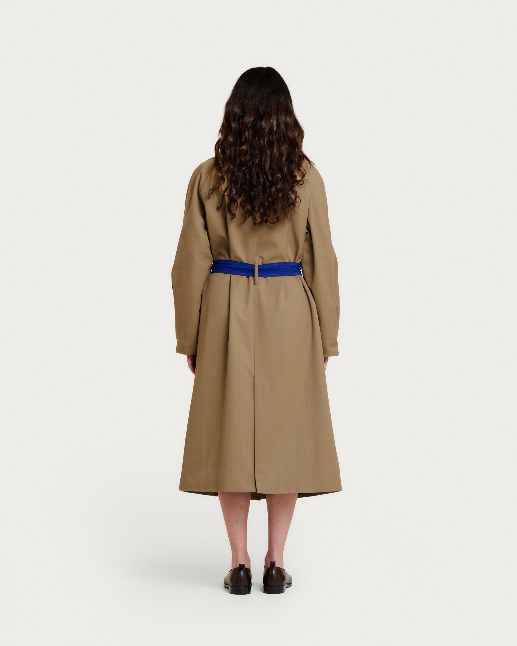 TRENCH PALMER BEIGE-BLUE