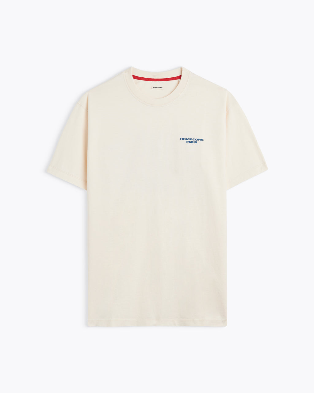 T-SHIRT PARIS 10 TEE CREAM-BLUE