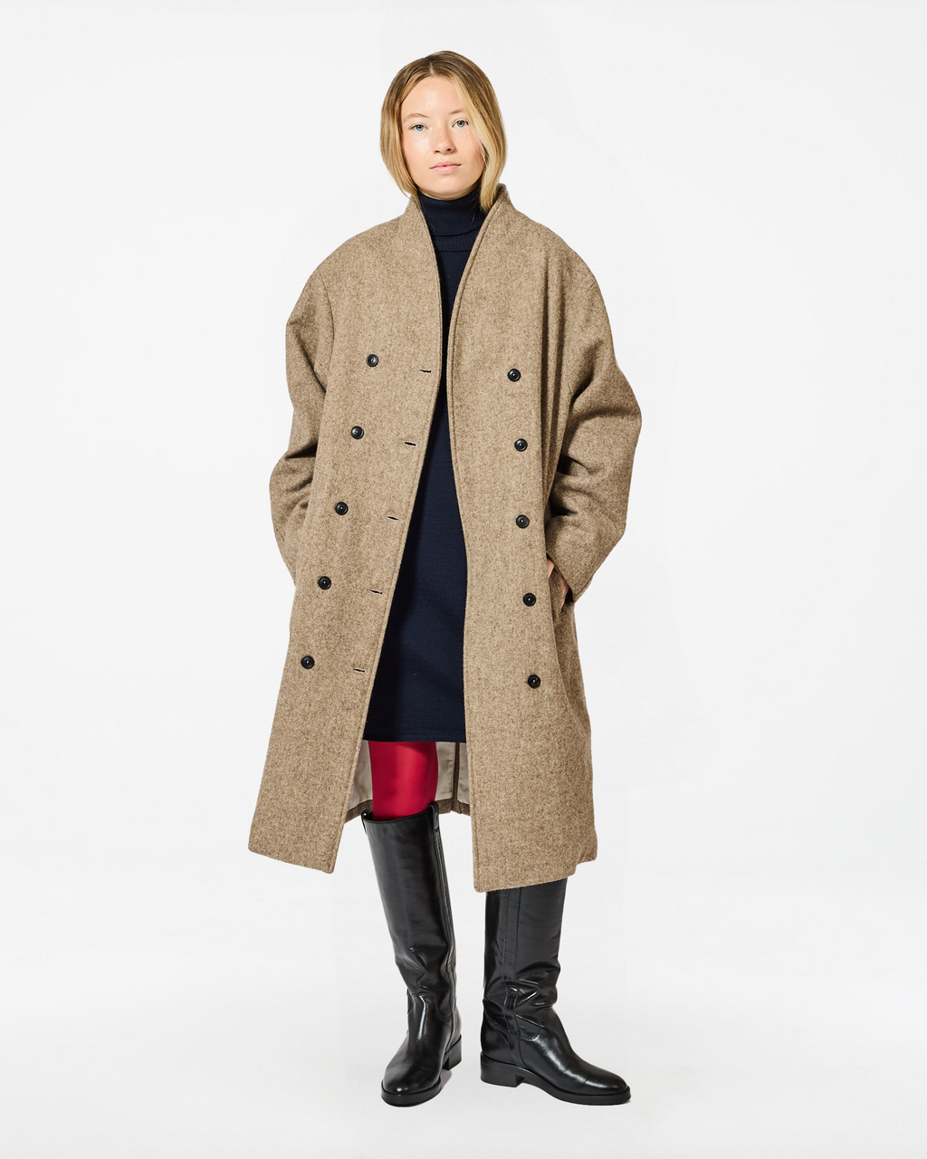 PEONY BUREL OAT BEIGE COAT