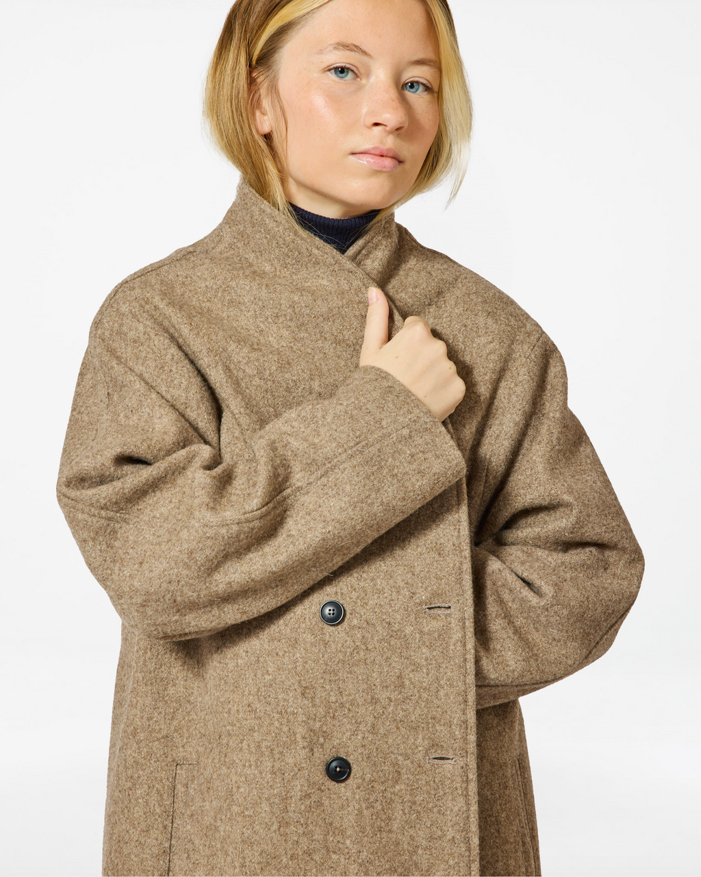 PEONY BUREL OAT BEIGE COAT