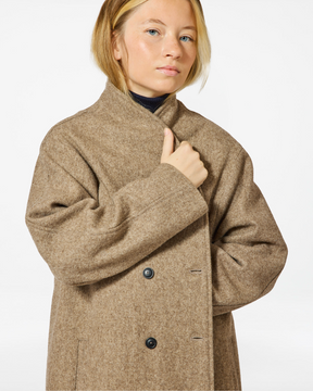 PEONY BUREL OAT BEIGE COAT