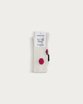 POLKA DOT SOCKS WHITE-MULTI