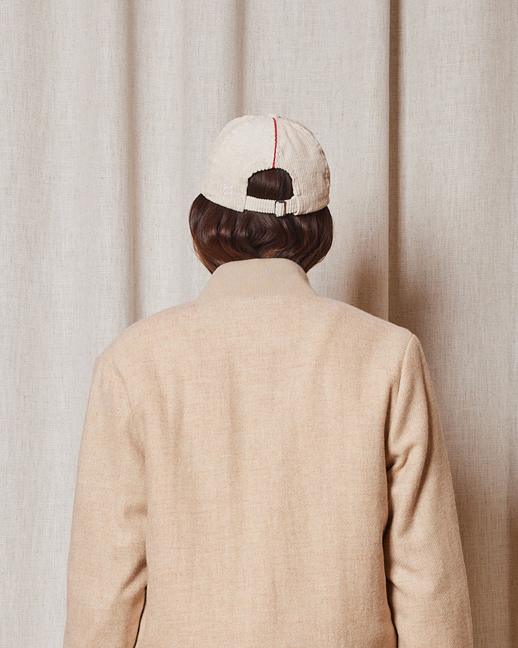 CASQUETTE BARRY CORD ECRU