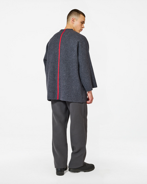 PULLOVER WOOLLY ANTHRACITE