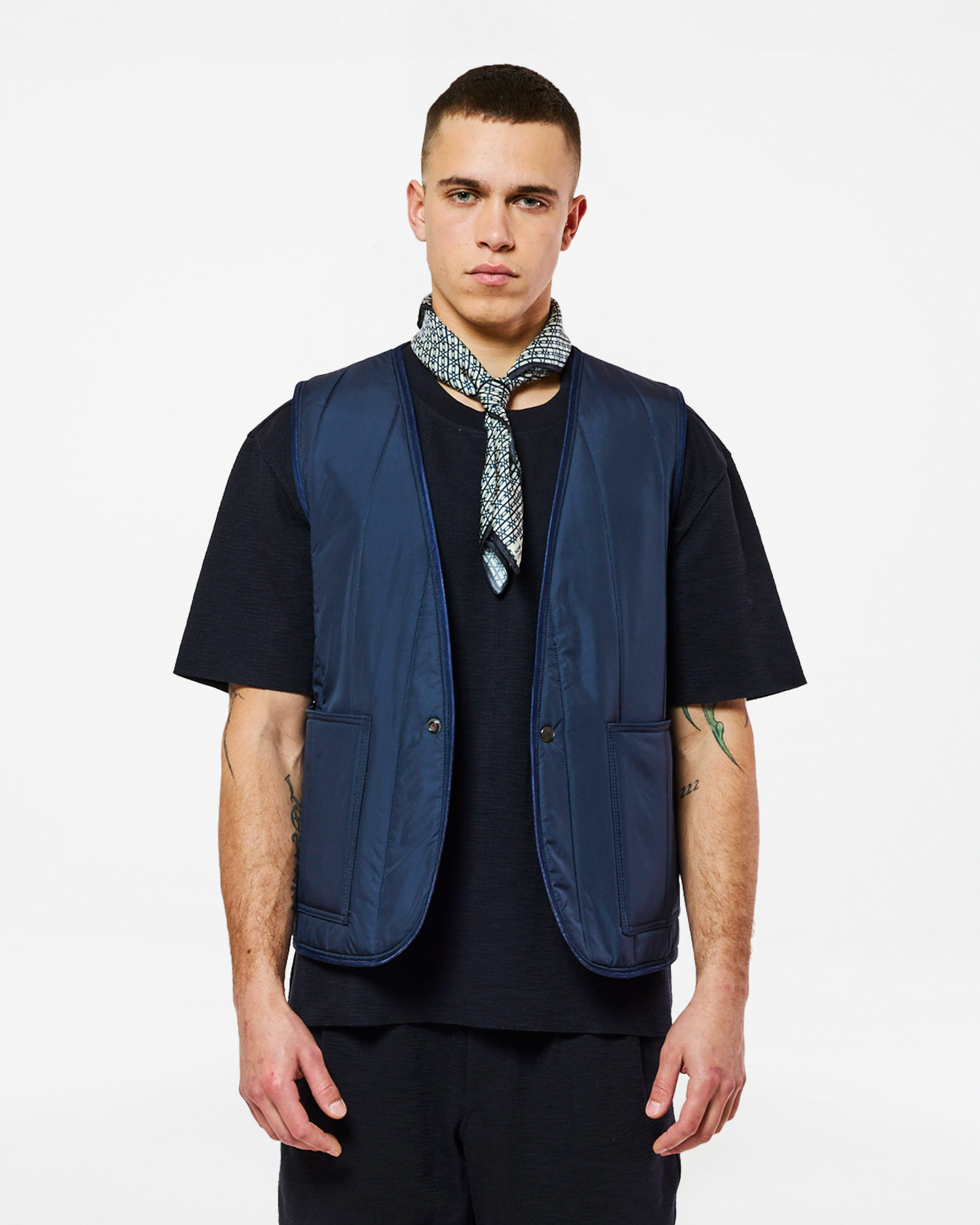 REPEAT NAVY JACKET