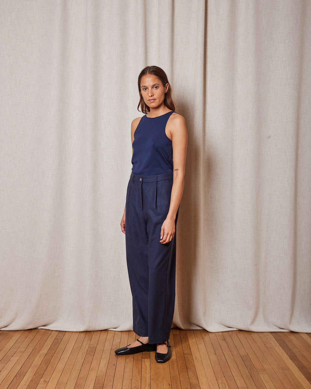 PANTALON ROMANE NAVY